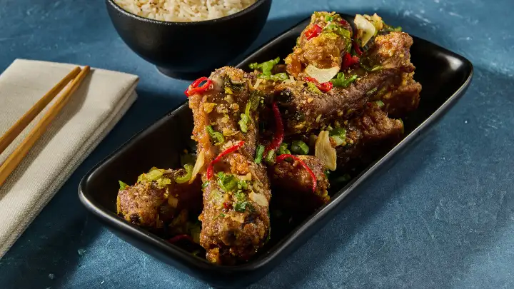 garlic and pepper pork ribs