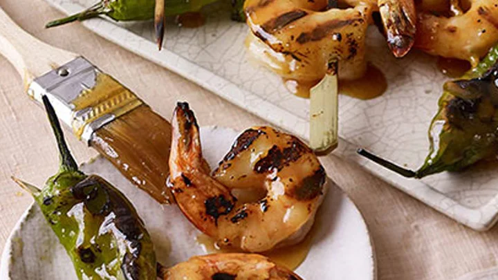 miso_shrimp_and_shishito_pepper_yakitori