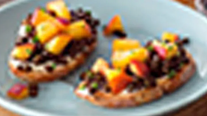 Toast20peches20marinees