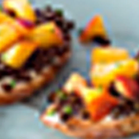 Toast20peches20marinees