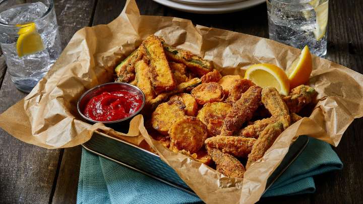 zesty lemon and pepper fried veg