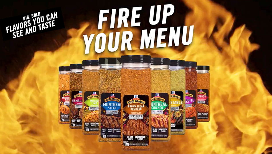 Grill Mates: big bold flavor you can see and taste