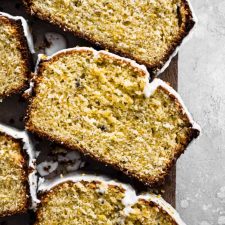 Lemon Pistachio Cake Slices Side By Side
