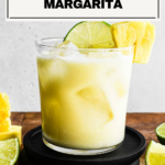 Pineapple coconut margarita pin.