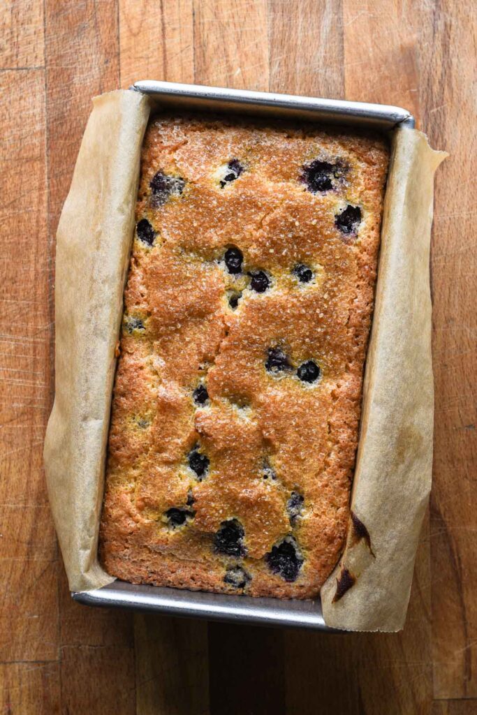Freshly baked cake.